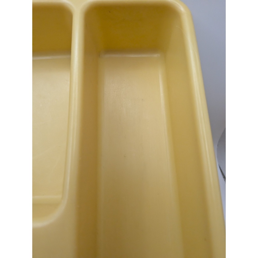Vtg Rubbermaid Harvest Gold Utensil Flatware Silverware Tray Drawer Organizer - Picture 6 of 11